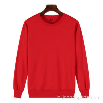 Plain all&#39;ingrosso Crewneck Unisex Pullover Felpers